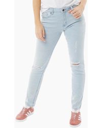 Brave Soul - Serina Slim Fit Skinny Denim Jeans Casual Light Pant New - Lyst