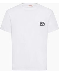 Valentino - Vlogo Signature Patch T-Shirt - Lyst