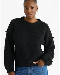 Gini London - Wool Mix Oversized Knit Jumper - Lyst