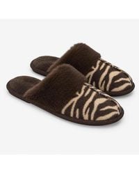 Totes - Isotoner Animal Print Mule Slipper Mules - Lyst