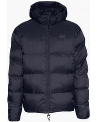 EA7 - Rear Embroidered Logo Puffer Jacket - Lyst