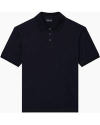 Emporio Armani - Micro Eagle All Over Slim Fit Polo Shirt - Lyst