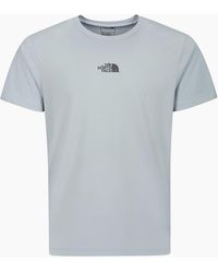 The North Face - T Shirt Centre Logo Crew Neck Short Sleeve Cotton Summer Tee - Lyst