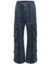 DIESEL - D Sire Cargo Wide Leg Jeans - Lyst