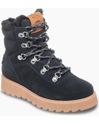 Roxy - Bradie Thermal Insulated Leather Snow Boots - Lyst