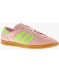 adidas Originals - Trainers Hamburg W Leather Lace Up Baby Uk Si - Lyst