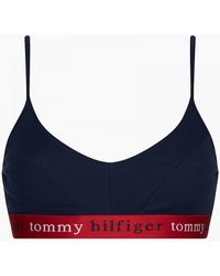Tommy Hilfiger - Organic Cotton String Bralette, Blazer - Lyst