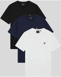 Lyle & Scott - Basic 3 Pack T-Shirt - Lyst