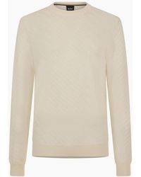 BOSS - Knitted Top - Lyst