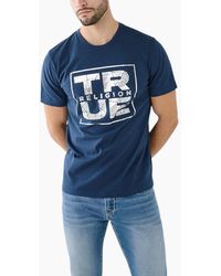 TRUE RELIGION - 107812 T Shirts Short Sleeve Buddha Soft Summer Crew Neck Tee - Lyst