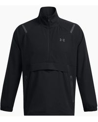 Under Armour - Unstoppable Solid Patterned Anorak Jacket With Drawstring - Lyst