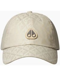 Moose Knuckles - Crescent Logo Cap Mono 1705 Alabaster - Lyst