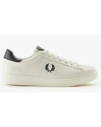 Fred Perry - Spencer Leather Trainers Nos - Lyst