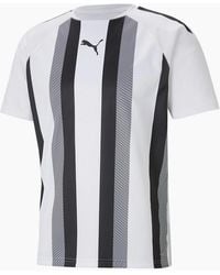 PUMA - Teamliga Striped Jersey T-Shirt - Lyst