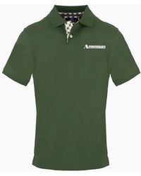 Aquascutum - Lacoste Lettering Collared Short Sleeve Polo Shirt - Lyst