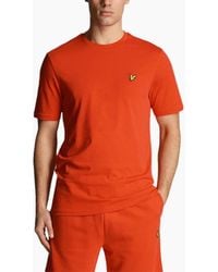 Lyle & Scott - Lyle Scott Short Sleeve T Shirts Regular Fit Crew Neck Summer Cotton Tee - Lyst