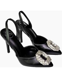 XY London - Ladies Issy Sling Back High Stiletto Heel Court Shoes - Lyst