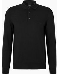 BOSS - Boss Bono-L Long Sleeved Polo Shirt - Lyst