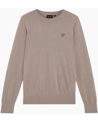 Lyle & Scott - Crew Neck Long Sleeve Regular Fit Sweater - Lyst