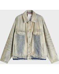 Acne Studios - Robert U Carver Denim Jacket Light - Lyst
