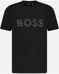 BOSS - Reflective Logo T-Shirt - Lyst
