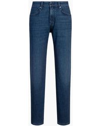 BOSS - Regular Fit Maine Soft Motion Denim Jeans - Lyst