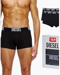 DIESEL - Umbx Shawn Trunks Rg Boxer Shorts 2X Pack Stretch Cotton Underwear - Lyst