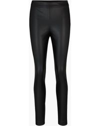 BOSS - Taslimah Solid Patterned Slim Trousers - Lyst
