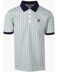 Fila - Bb1 Vintage Striped Polo Surf Spray - Lyst