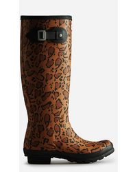HUNTER - Original Tall Leopard Print Boot - Lyst