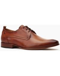Base London - London Gambino Lace Up Leather Burnt Tan Lace-Up Shoes - Lyst