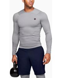 Under Armour - T Shirt Long Sleeve Compression Tops Summer Training Gym Tee - Lyst