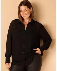 Live Unlimited London - Patch Pocket Shirt - Lyst