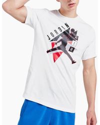 Nike - Fd7301 Air Jordan Graphic Crew Neck T Shirts Athletic Cotton Retro Tee - Lyst