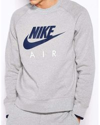 Nike - Air Aw77 Fleece Crew Sweatshirt - Lyst
