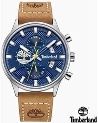Timberland - Leather Strap Analogue Watch - Lyst