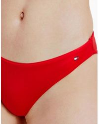 Tommy Hilfiger - Reversible Swim Bikini Bottom, Logo Ww Aop - Lyst