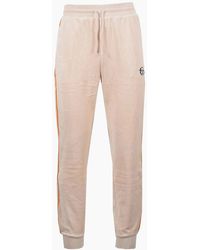 Sergio Tacchini - Tasso Velour Track Pant Sandshell/ Pepper - Lyst