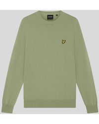 Lyle & Scott - Cotton Merino Crew Neck Jumper - Lyst