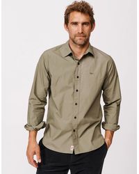 aubi - Chase Poplin Shirt - Lyst