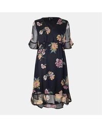 Vero Moda - Mo Smilla V-Neck Midi Milkmaid Dress - Lyst