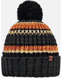 Barts - Goser Pom Pom Mixed Knit Bobble Hat - Lyst
