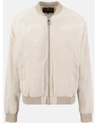 Fynch-Hatton - Garment Dyed Cotton Jacket Cement - Lyst