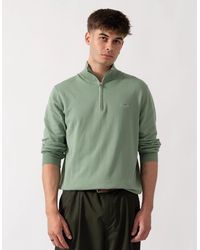 GANT - Classic Cotton Shield Logo Half Zip Jumper - Lyst