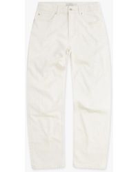 Vingt Quatre Denim - Vingt Quatre Straight Fit Chalk Jeans - Lyst