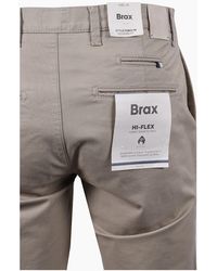 Brax - Fabio Cotton Trouser Stone - Lyst