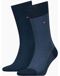 Tommy Hilfiger - 2-Pack Herringbone Pattern Socks - Lyst