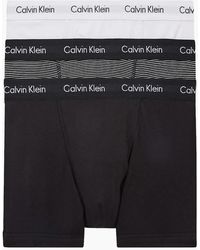 Calvin Klein - 3 Pack Cotton Stretch Trunks - Lyst