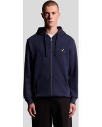 Lyle & Scott - Loopback Cotton Full Zip Hoodie - Lyst