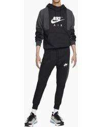 Nike - Tracksuits Panel Air Swoosh Sports Pullover Hoodie Joggers Set - Lyst